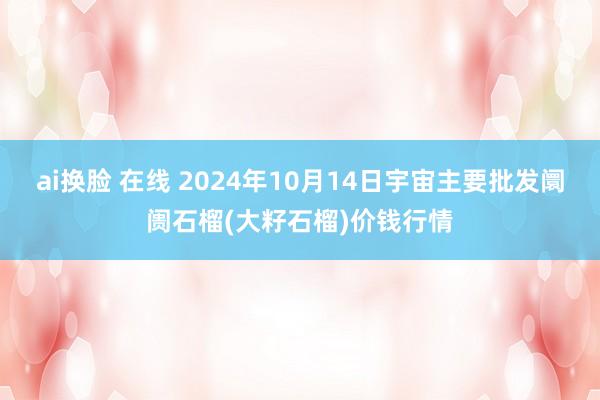 ai换脸 在线 2024年10月14日宇宙主要批发阛阓石榴(大籽石榴)价钱行情