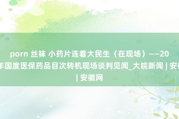 porn 丝袜 小药片连着大民生（在现场）——2024年国度医保药品目次转机现场谈判见闻_大皖新闻 | 安徽网